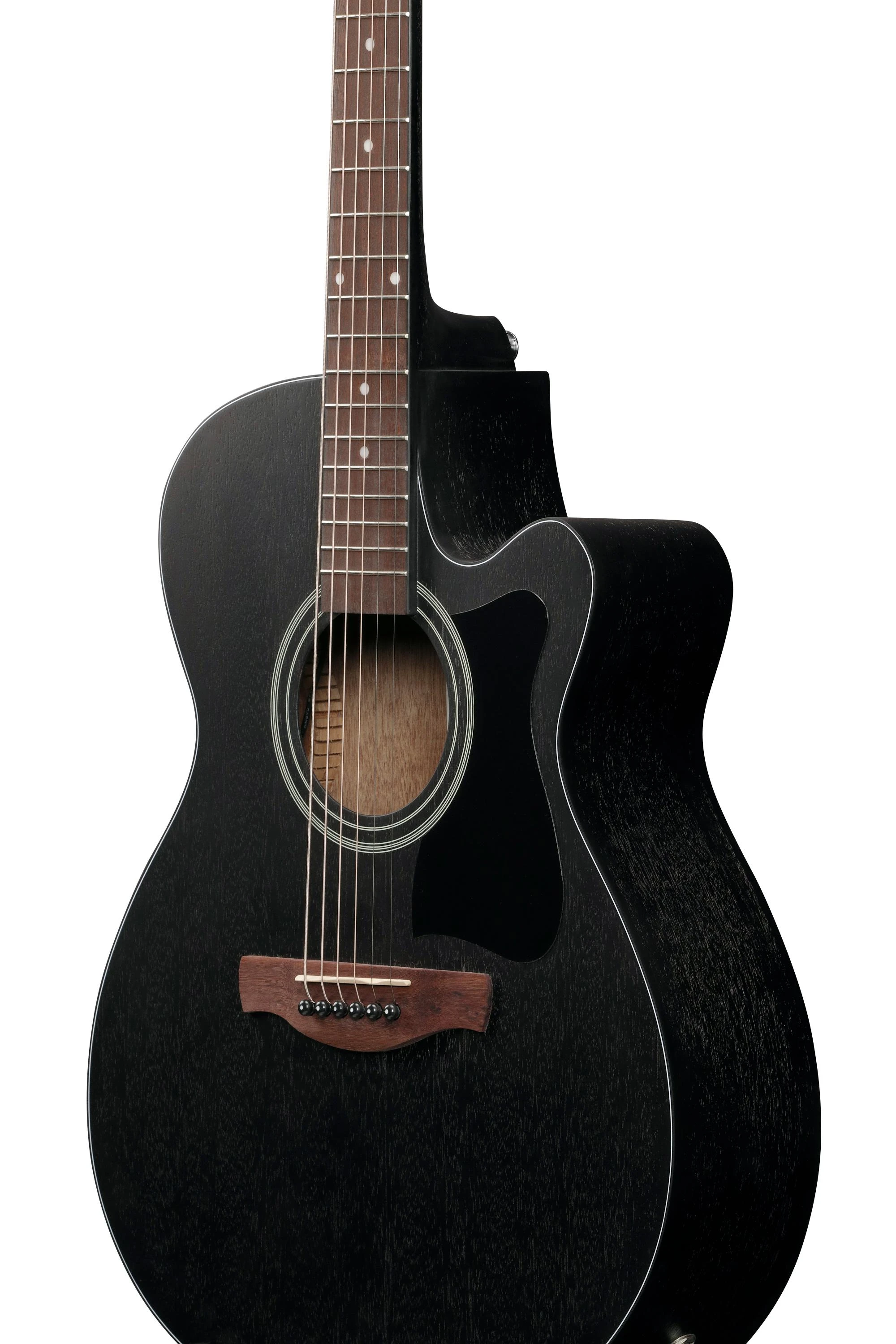 Ibanez VC44CE-WK VC Series Concert Electro Acoustic in Weathered Black - VC44CE_WK_5T_02_H.jpg