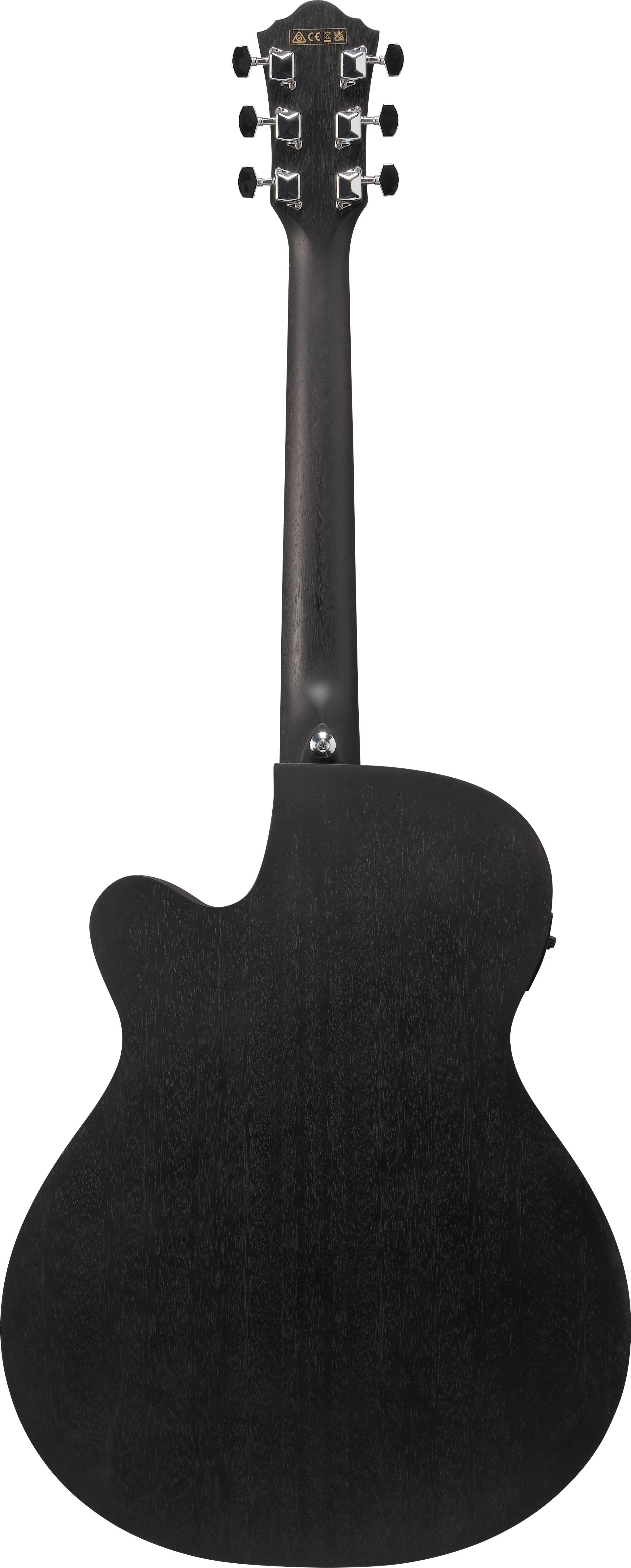 Ibanez VC44CE-WK VC Series Concert Electro Acoustic in Weathered Black - VC44CE_WK_5T_02_C.jpg