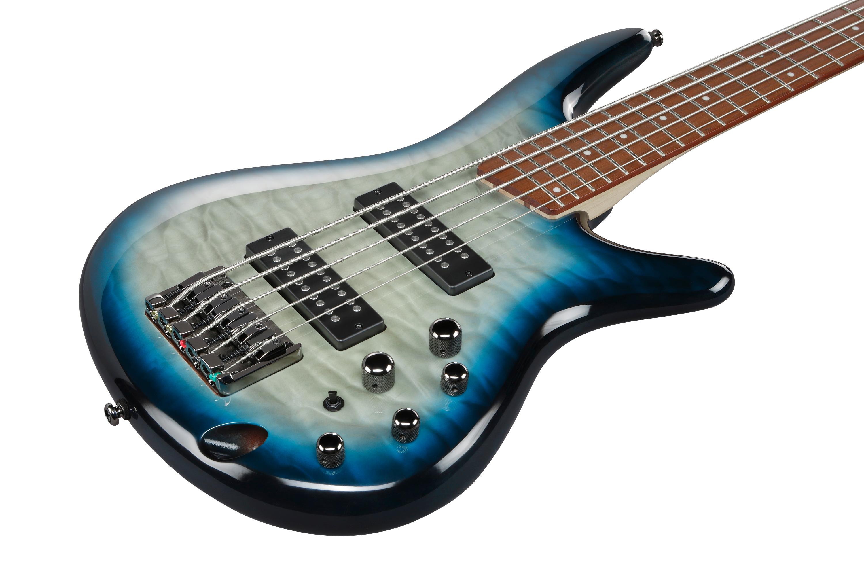 Ibanez SR405EQM-SCB SR Series 5-String Bass Guitar Quilted Maple in Stained Cosmic Blue Starburst - SR405EQM_SCB_1P_04_H.jpg