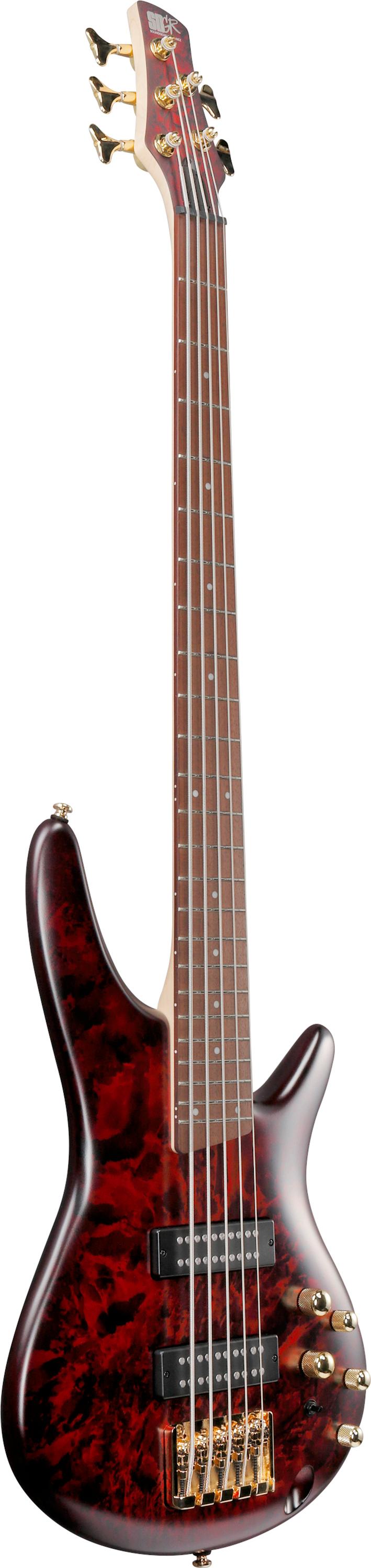 Ibanez SR305EDX-WZM SR Series 5-String Bass Guitar in Wine Red Frozen Matte - SR305EDX_WZM_1P_02_E.jpg
