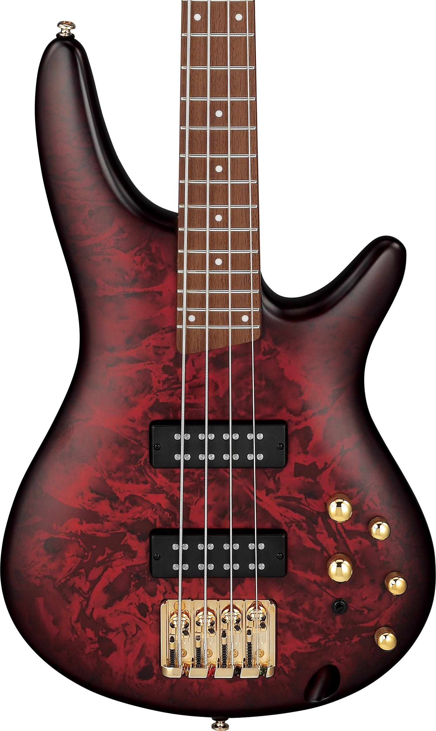Ibanez SR300EDX-WZM SR Series 4-String Bass Guitar in Wine Red Frozen Matte - SR300EDX_WZM_1P_02_F.jpg