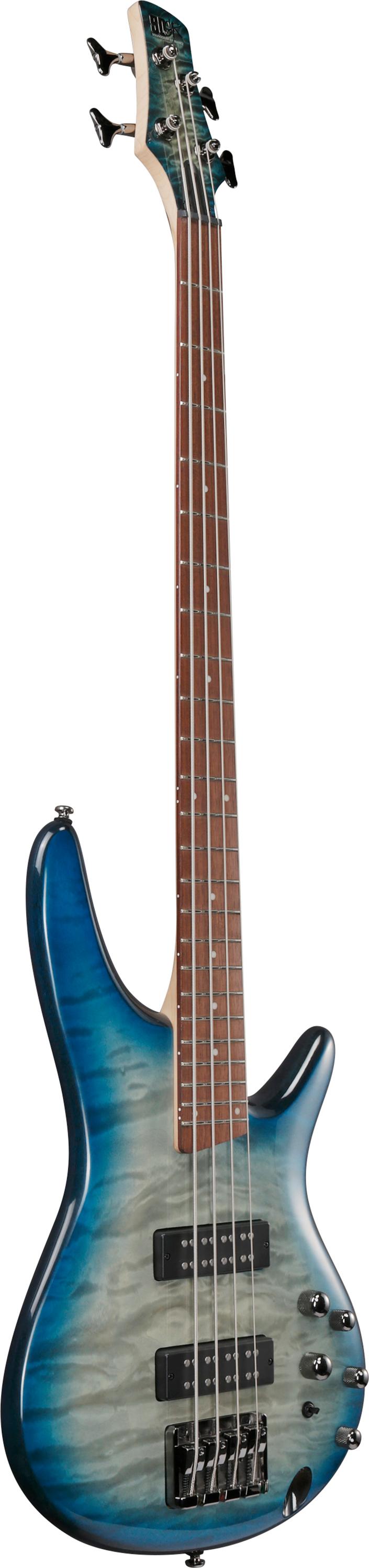 Ibanez SR400EQM-SCB SR Series 4-String Bass Guitar Quilted Maple in Stained Cosmic Blue Starburst - SR400EQM_SCB_1P_04_E.jpg