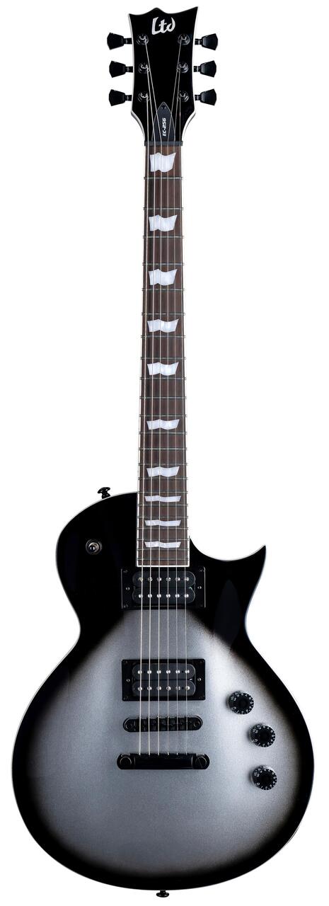 ESP LTD EC-256 Electric Guitar in Silver Sunburst Teardrop - EC-256_SSB_FRONT1.jpg