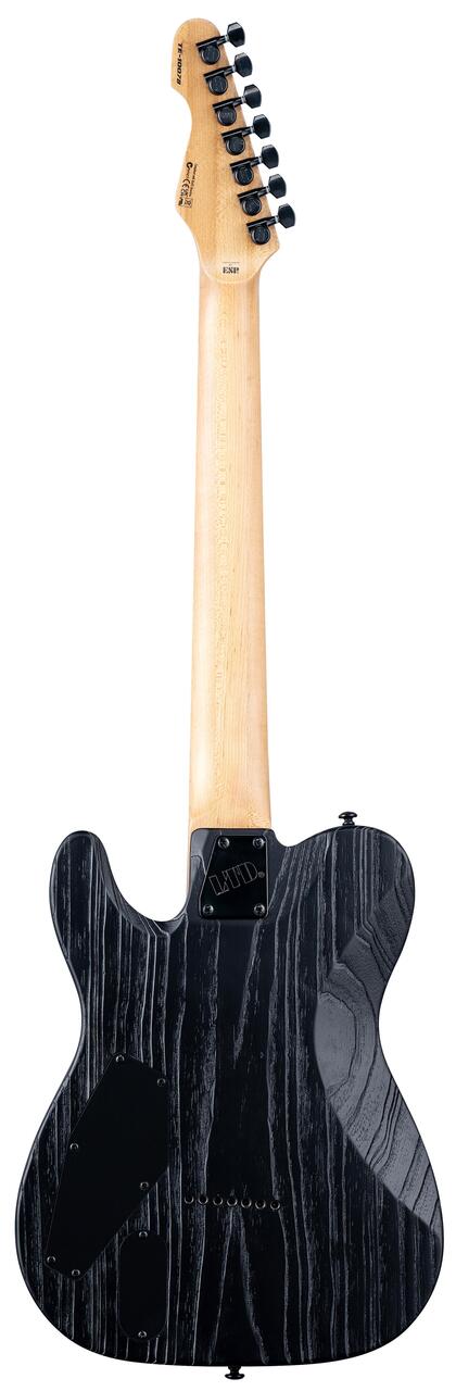 ESP LTD TE-1007 7-String Baritone Electric Guitar in Black Blast - TE-1007 BARITONE_BLKBLST_BACKW.jpg