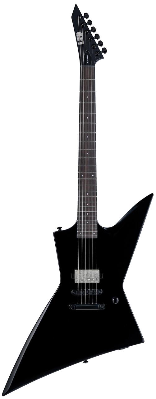 ESP LTD EX-201 Electric Guitar in Black Gloss - EX-201_BLK_FRONT1.jpg