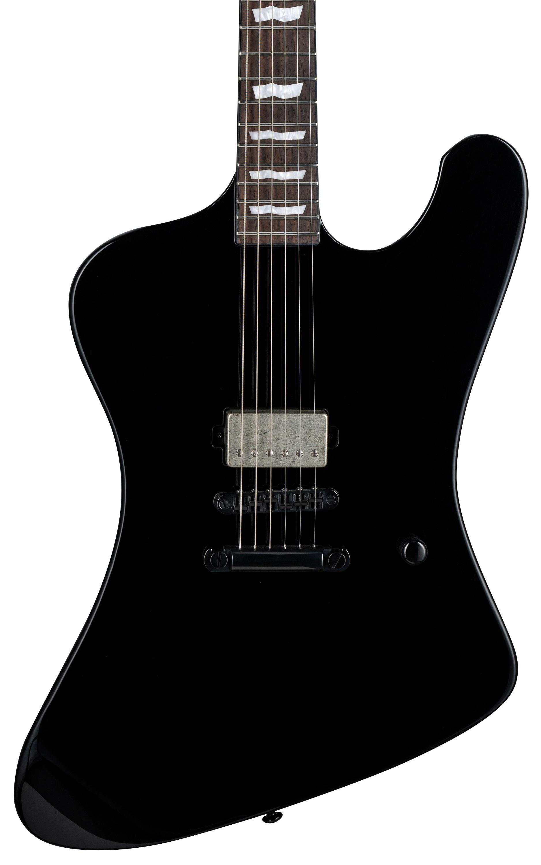 ESP LTD Phoenix-201 Electric Guitar in Black - PHOENIX-201_BLK_FRONT1-hero.jpg