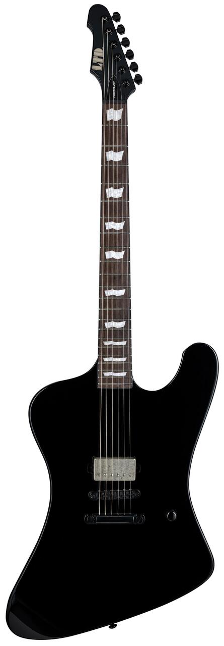 ESP LTD Phoenix-201 Electric Guitar in Black - PHOENIX-201_BLK_FRONT1.jpg
