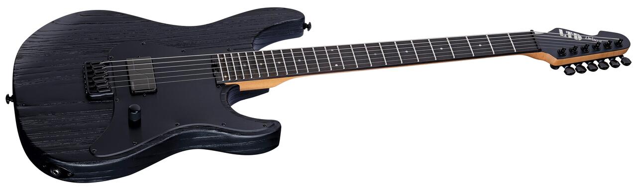 ESP LTD SN-1 HT Electric Guitar in Black Blast - SN-1 HT_24F_BLKBLST_ANGLEDW.jpg