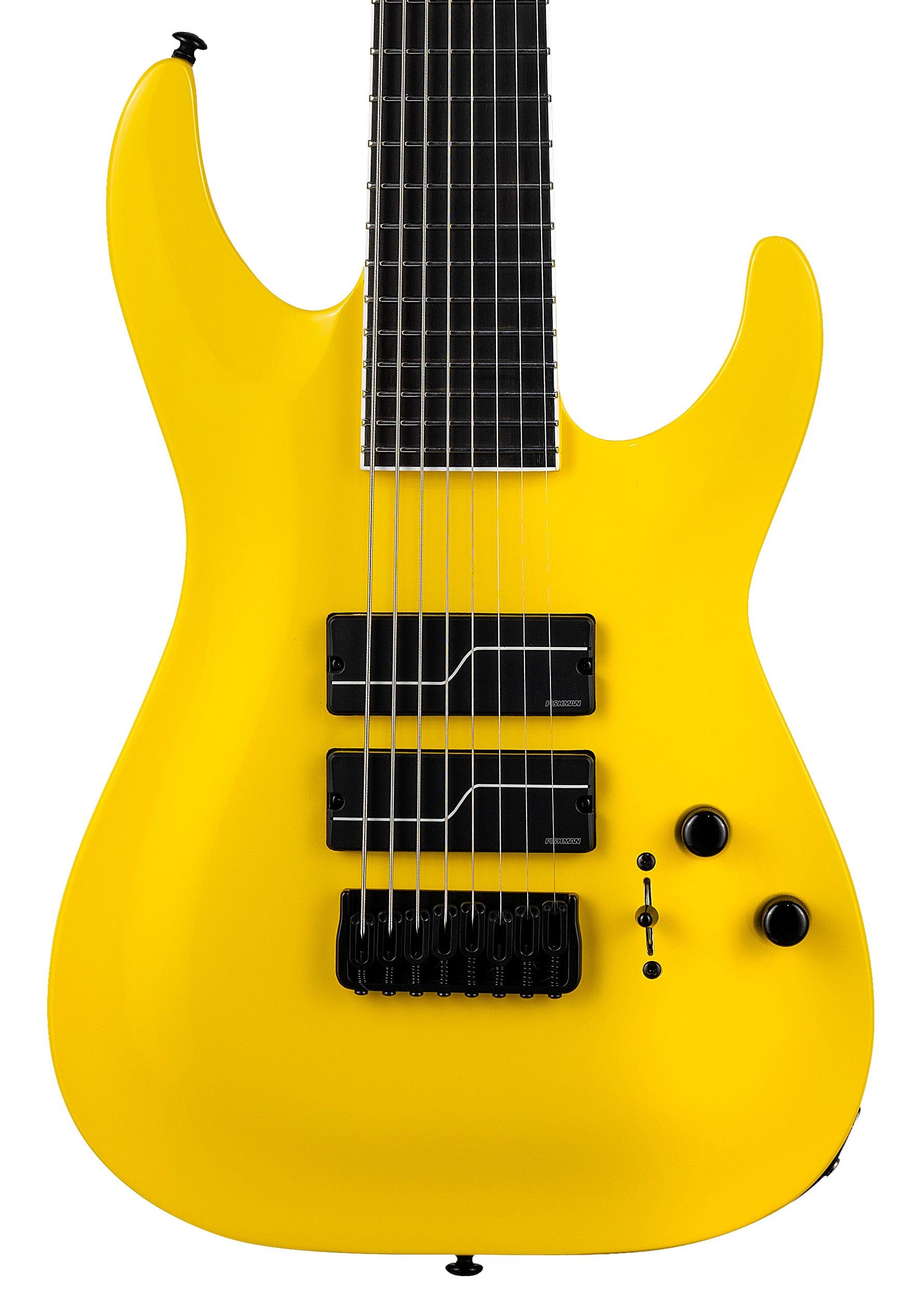 ESP LTD Stephen Carpenter SC-608 8-String Electric Guitar in Baritone Yellow - SC-608 BARITONE_YEL_FRONTW-HERO.jpg