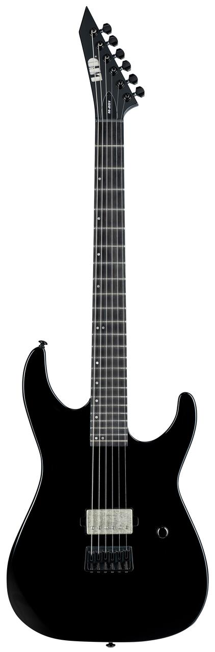 ESP LTD M-201 HT Electric Guitar in Black Gloss - M-201HT BARITONE_BLK_FRONT1.jpg