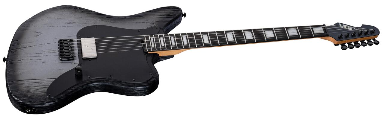 ESP LTD XJ-1 Baritone Electric Guitar in Silver Blast - XJ-1 HT BARITONE_SBLAST_ANGLEDW.jpg