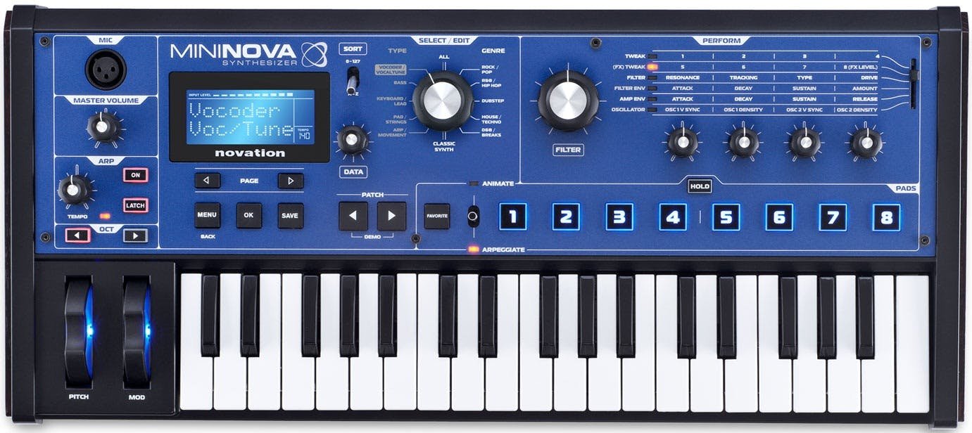Novation MININOVA シンセサイザー Novation MiniNova Synth - Andertons Music Co.