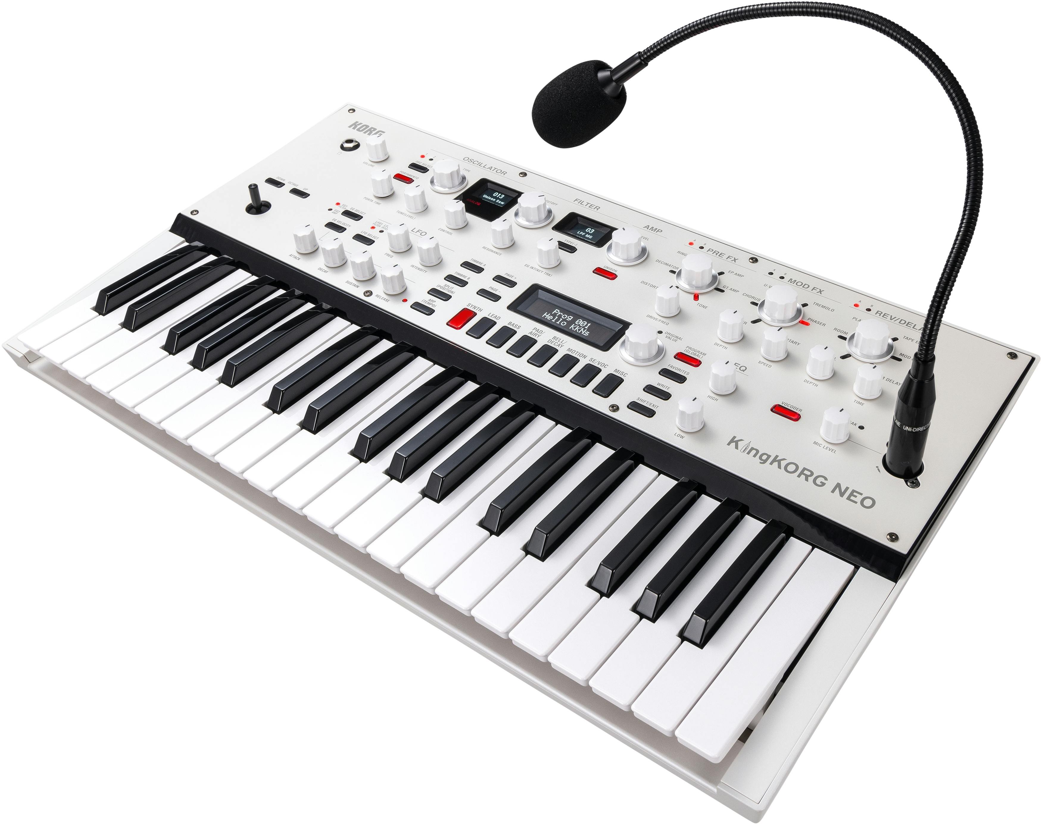 Korg KingKorg Neo Synthesizer - KINGKORGNEO-KingKORG_NEO_slant_right_w_mic.jpg