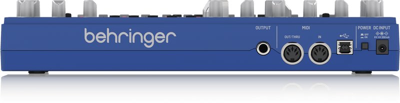 Behringer TD-3 Analogue Bass Line Synth in Blue - 361887-TD-3-BU_P0E25_Rear_L.jpg