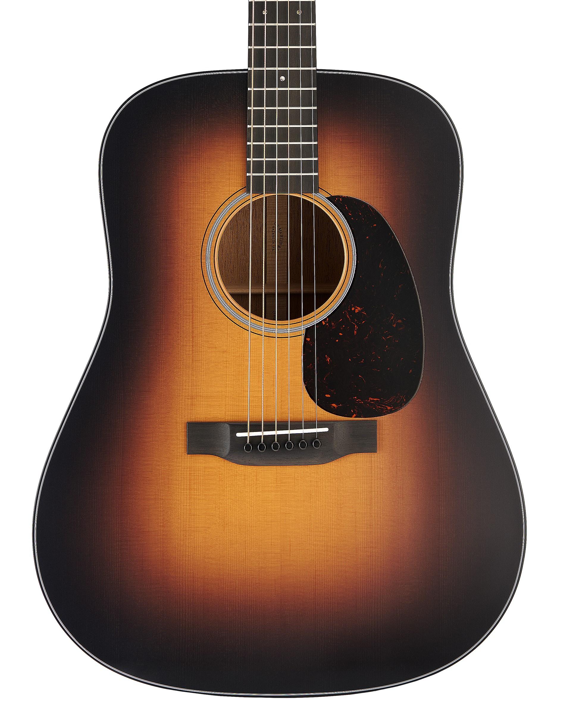 Martin Standard Series D-18 Satin 1935 Sunburst Acoustic Guitar - Y25 D-18 SATIN 1935 BURST_Front Body.jpg