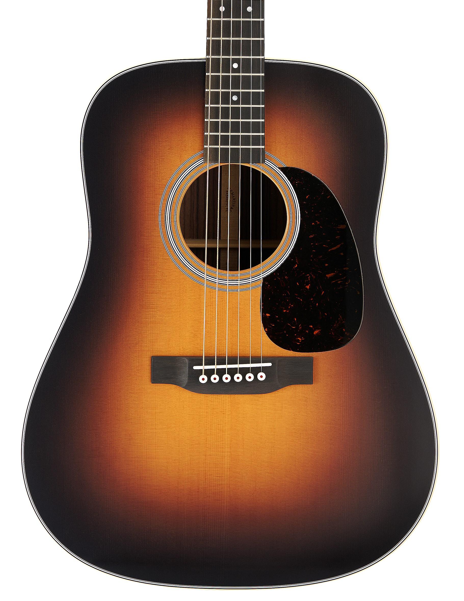 Martin Standard Series D-28 Satin 1935 Sunburst Acoustic Guitar - Y25 D-28 SATIN 1935 BURST_Front Body.jpg