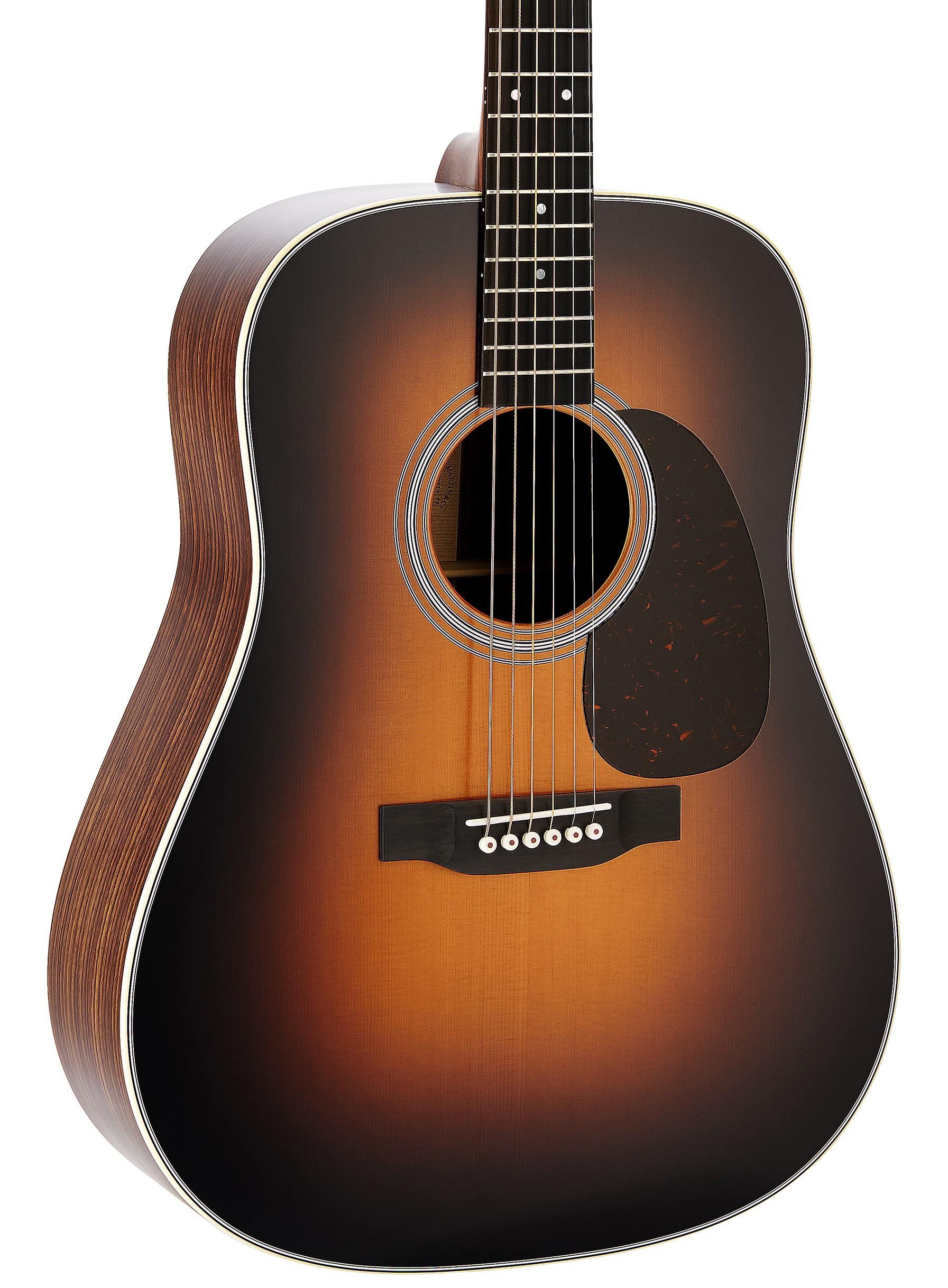 Martin Standard Series D-28 Satin 1935 Sunburst Acoustic Guitar - Y25 D-28 SATIN 1935 BURST_Front Angle 1.jpg