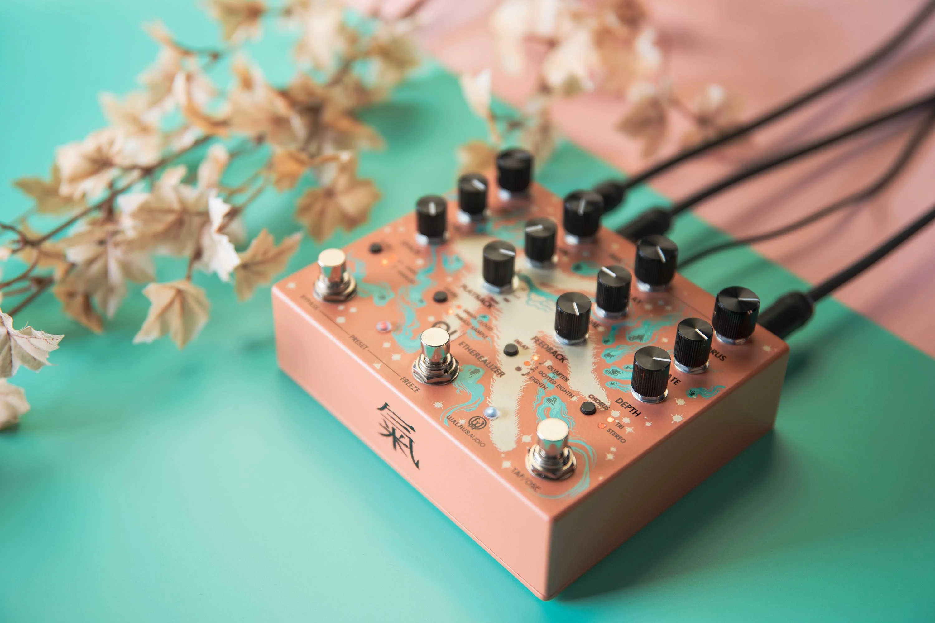 Walrus Audio Qi Etherealizer Yvette Young Signature Ambient Pedal in Terracotta - 66675-1 (2).jpg