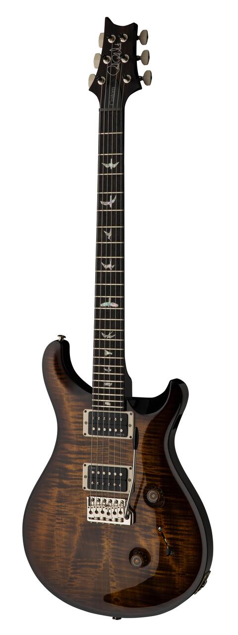 PRS Custom 24 Electric Guitar in Black Gold - Custom 24 Black Gold Wraparound Burst_3quarter.jpg