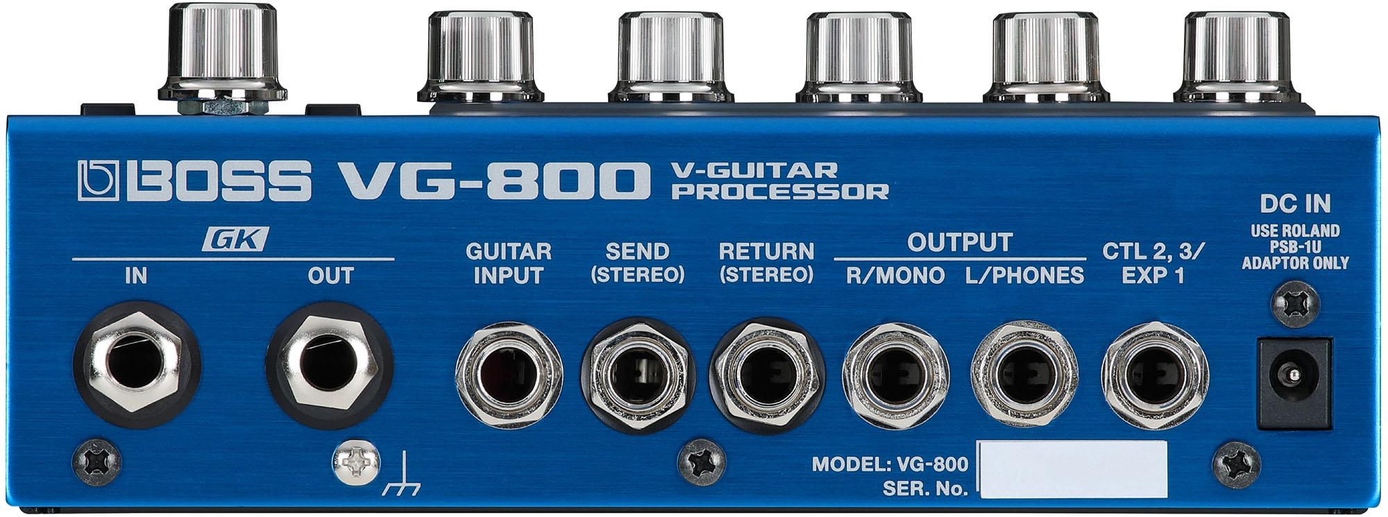 Boss VG-800 V-Guitar Processor Pedal - VG-800_rear.jpg