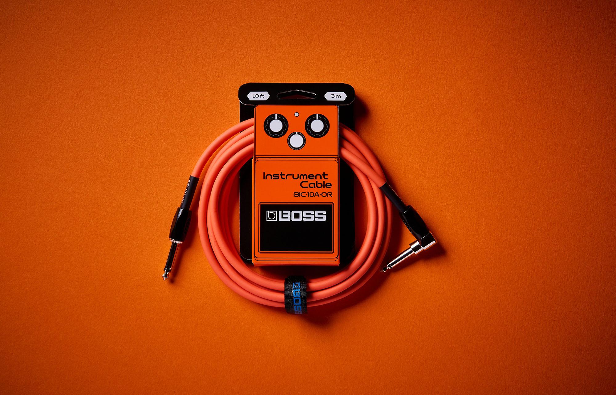 Boss BIC-10A Instrument Cable 10 ft in Orange - bic-10a-or_03.jpg