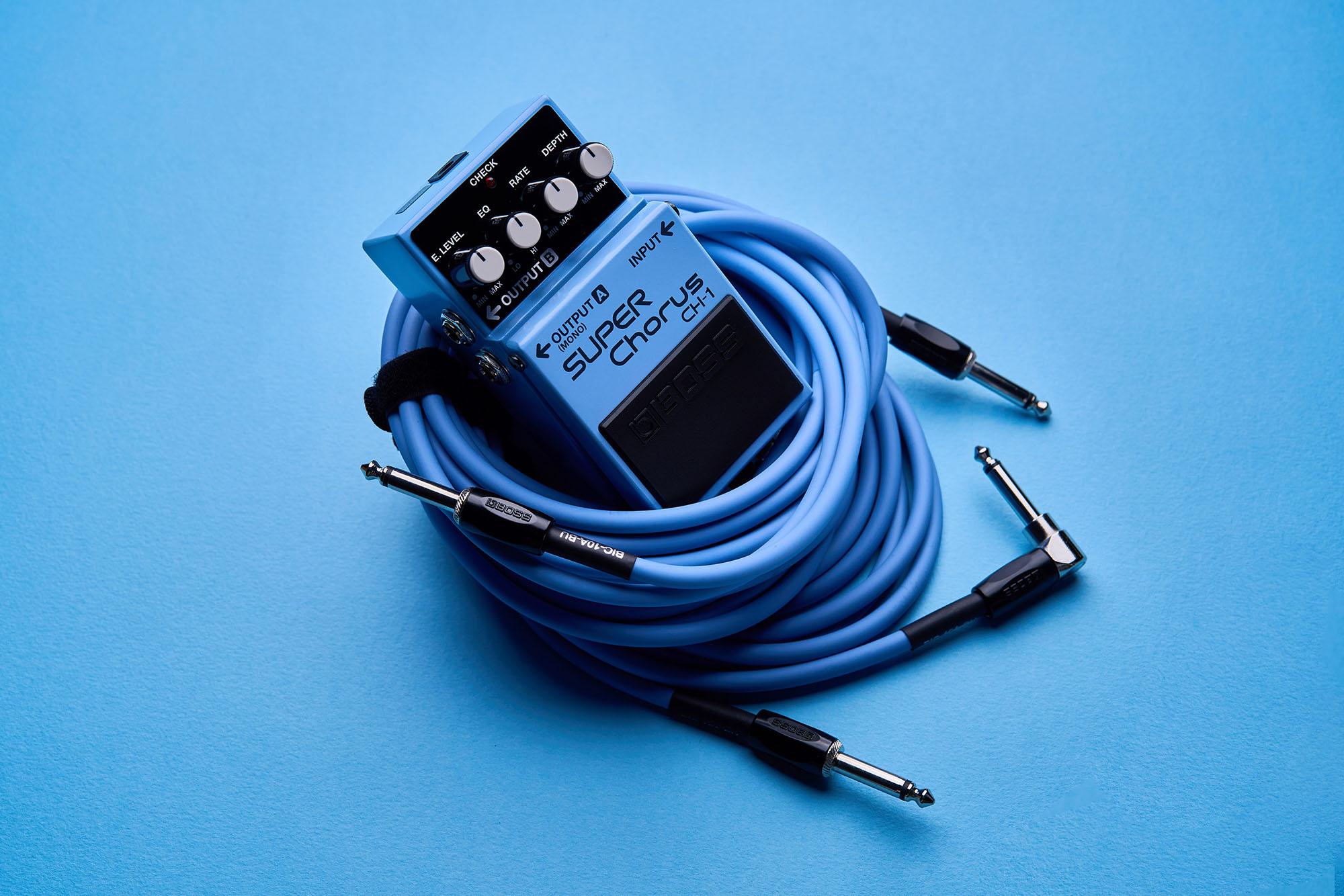 Boss BIC-10A Instrument Cable 10 ft in Blue - bic-10a-bu_01.jpg