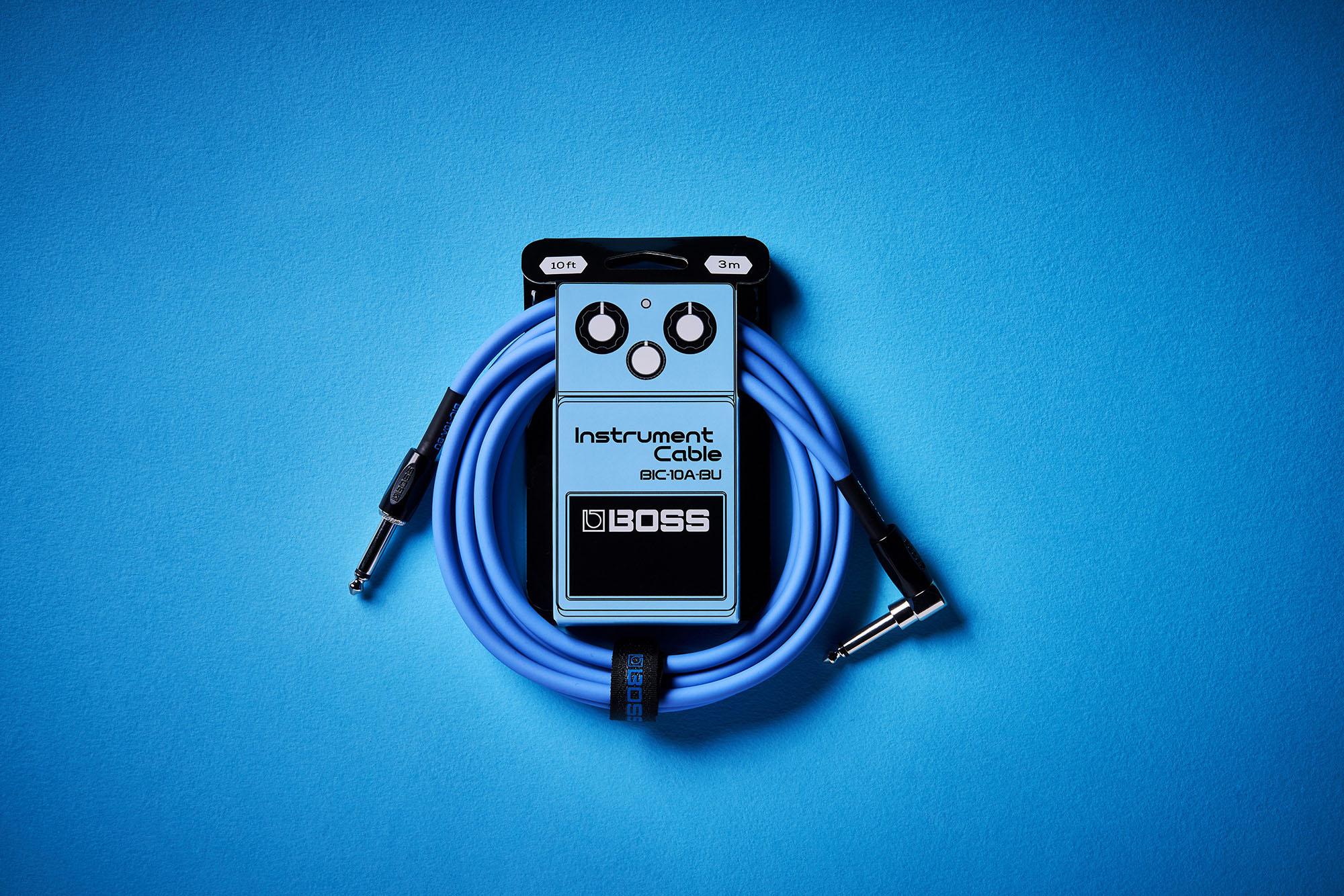 Boss BIC-10A Instrument Cable 10 ft in Blue - bic-10a-bu_03.jpg