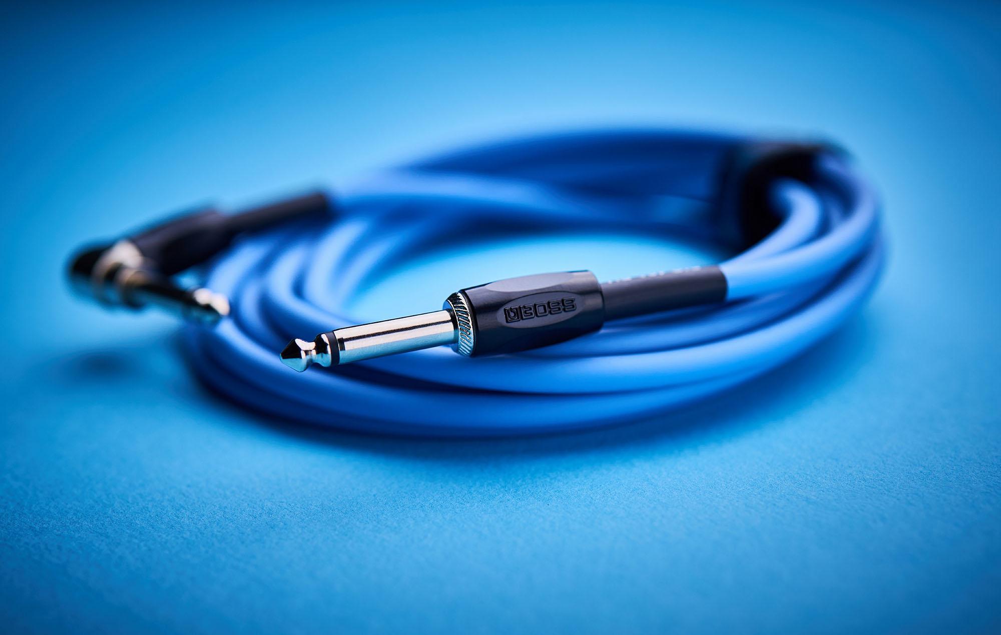 Boss BIC-10A Instrument Cable 10 ft in Blue - bic-10a-bu_02.jpg