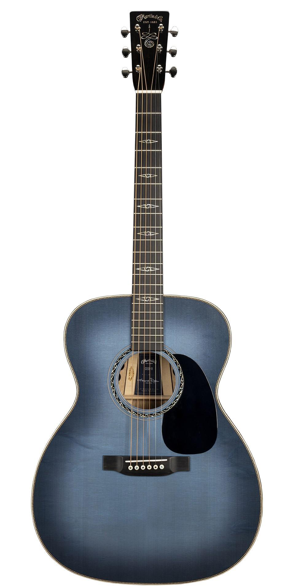 Martin Limited Edition CEO-11 Electro Acoustic Guitar in New Horizons Blue Burst - CEO-11_Front-Full.jpg
