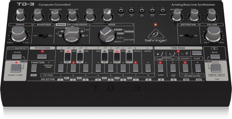 Behringer TD-3-BK Analogue Bass Line Synthesizer in Black - 377685-1580210415690.jpg
