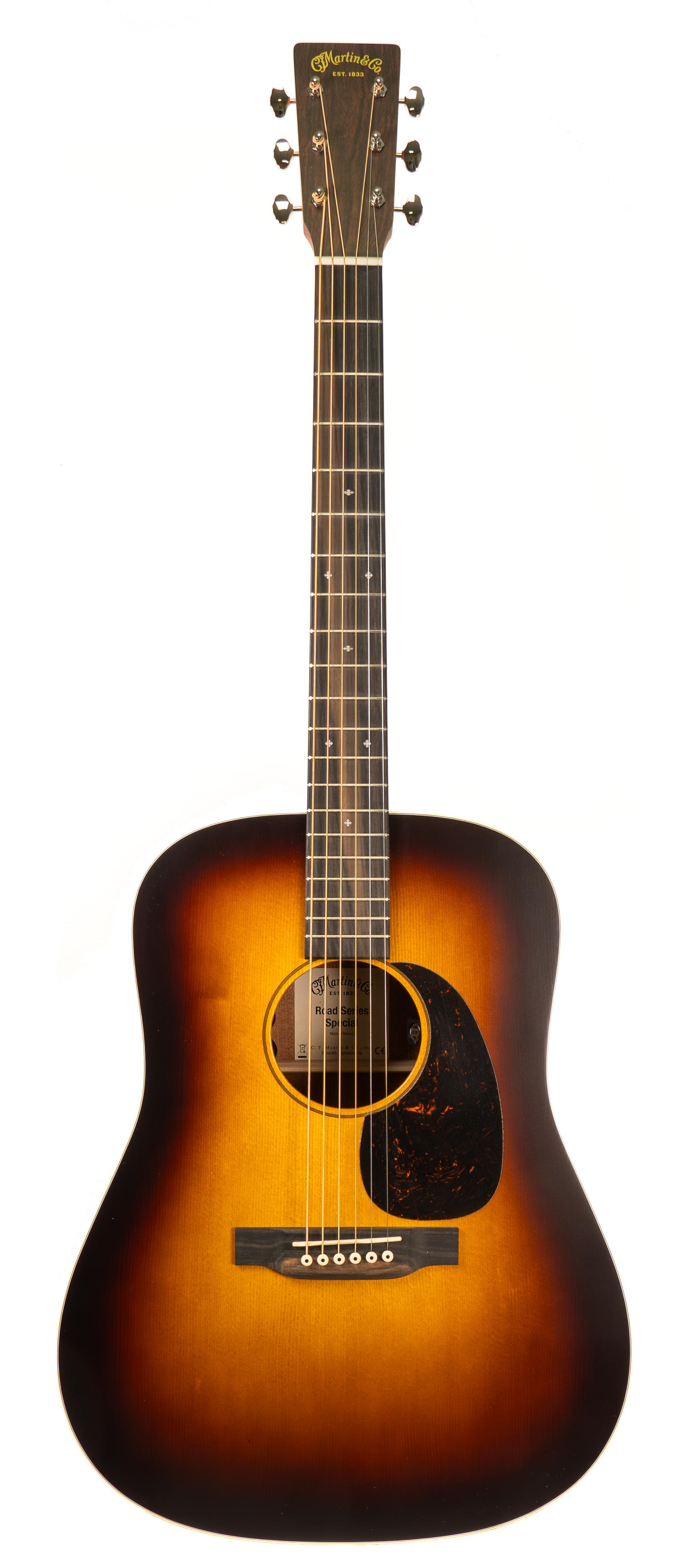 Martin Limited Edition Vintage Inspired Road Series D-10E Electro Acoustic Guitar in 1935 Sunburst Satin - CFM-GTR-SPD10EBURST front.jpg