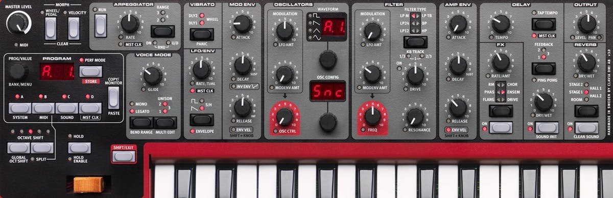 鍵盤楽器 Clavia Nord Lead A1 Clavia Nord Lead A1 Synthesizer - Andertons Music Co.