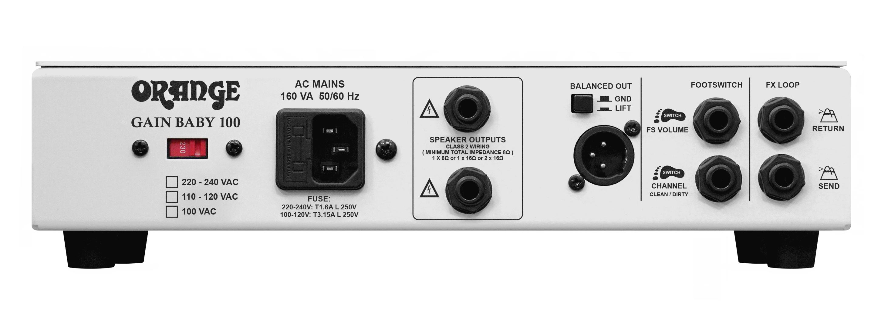Orange Gain Baby 100 Amplifier - Gain Baby 100 - 5.jpg