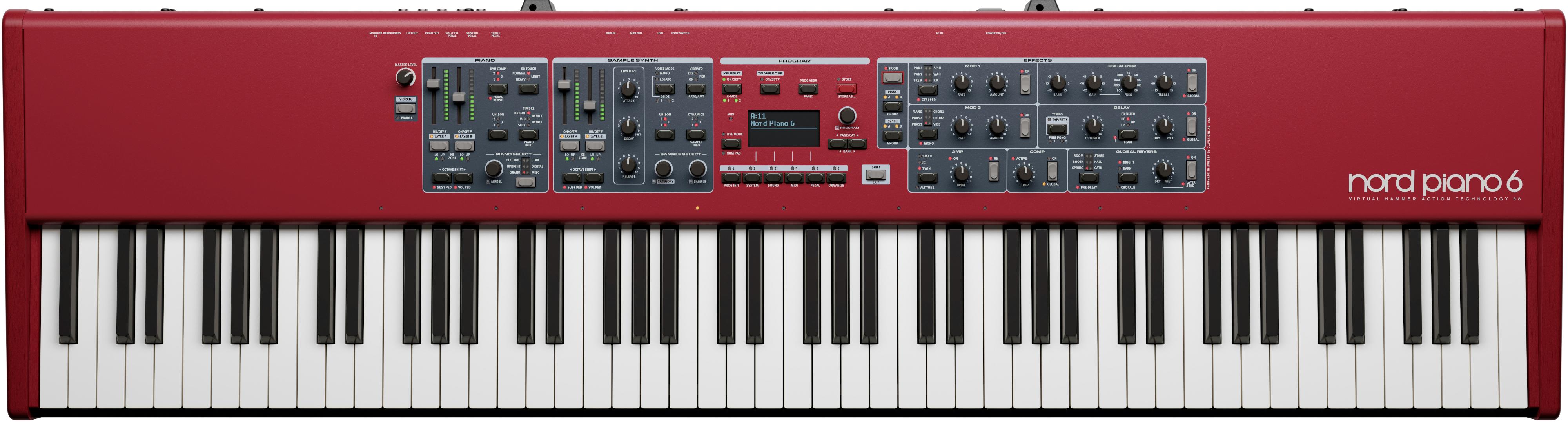 Nord Piano 6 88 Digital Keyboard - Nord - NP6 - Top 88 - 250116.jpg