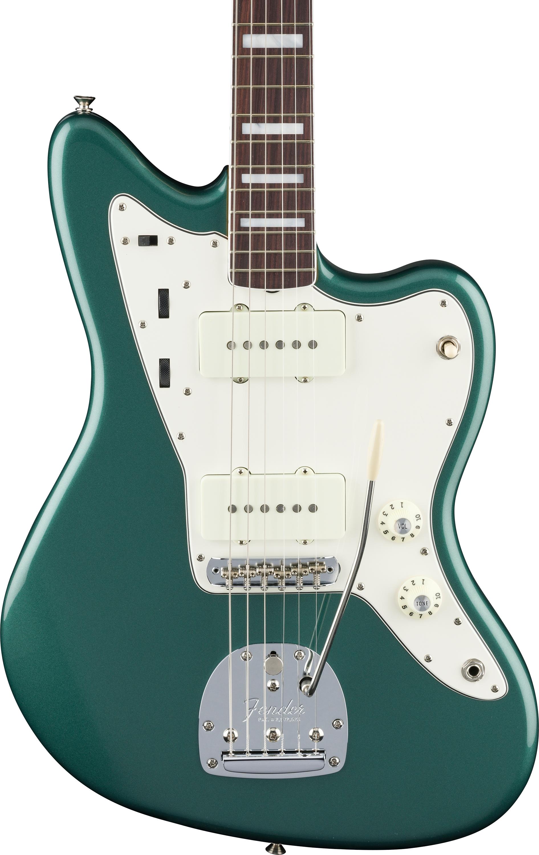 Fender American Vintage II '66 Jazzmaster in Sherwood Green Metallic Rosewood Board - 0110340846 (4).jpg
