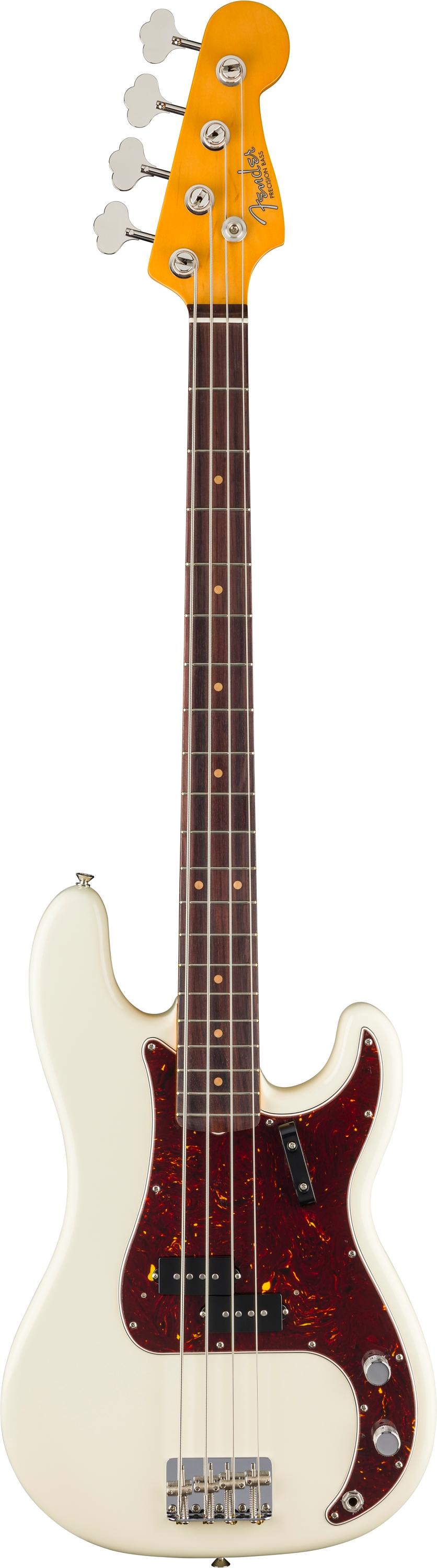 Fender American Vintage II '60 P Bass Guitar in Olympic White Rosewood Board - 0190160805 (2).jpg