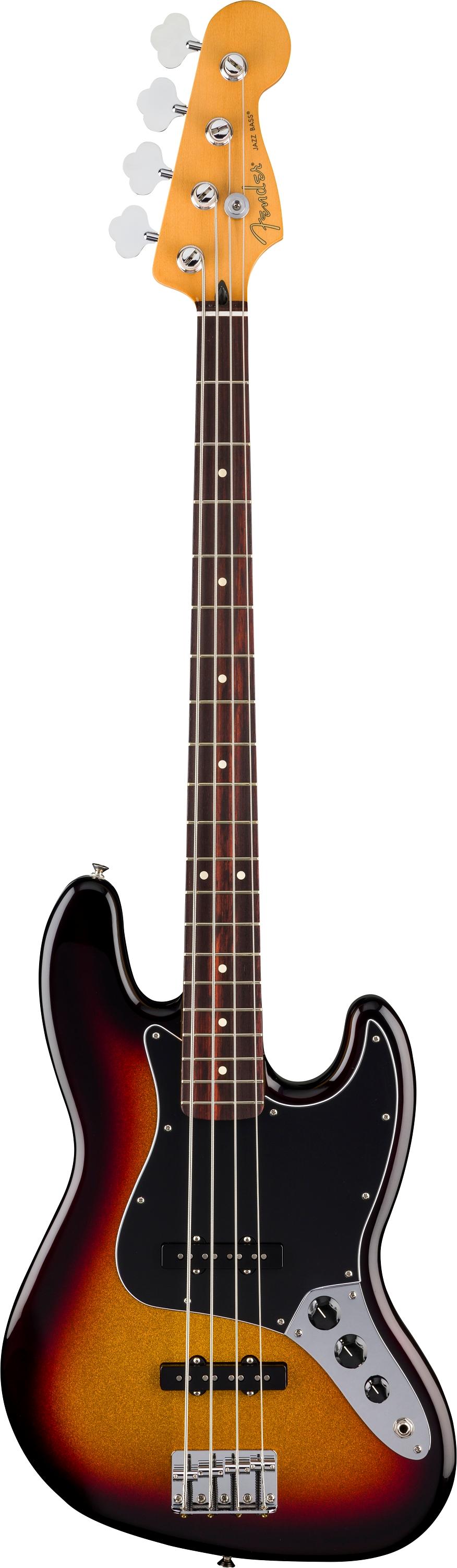 Fender LTD Player II Jazz Bass Guitar in Sparkle Three Tone Sunburst Rosewood Board - 0140480551 (2).jpg