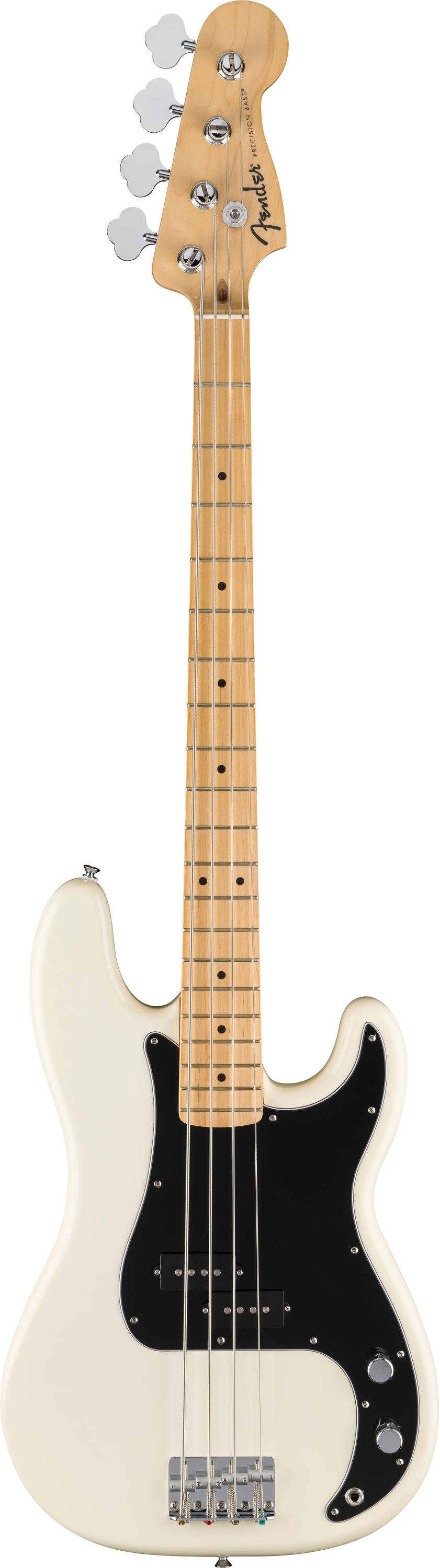 Fender Standard Series Precision Bass Guitar in Olympic White - 0266621505 (2).jpg