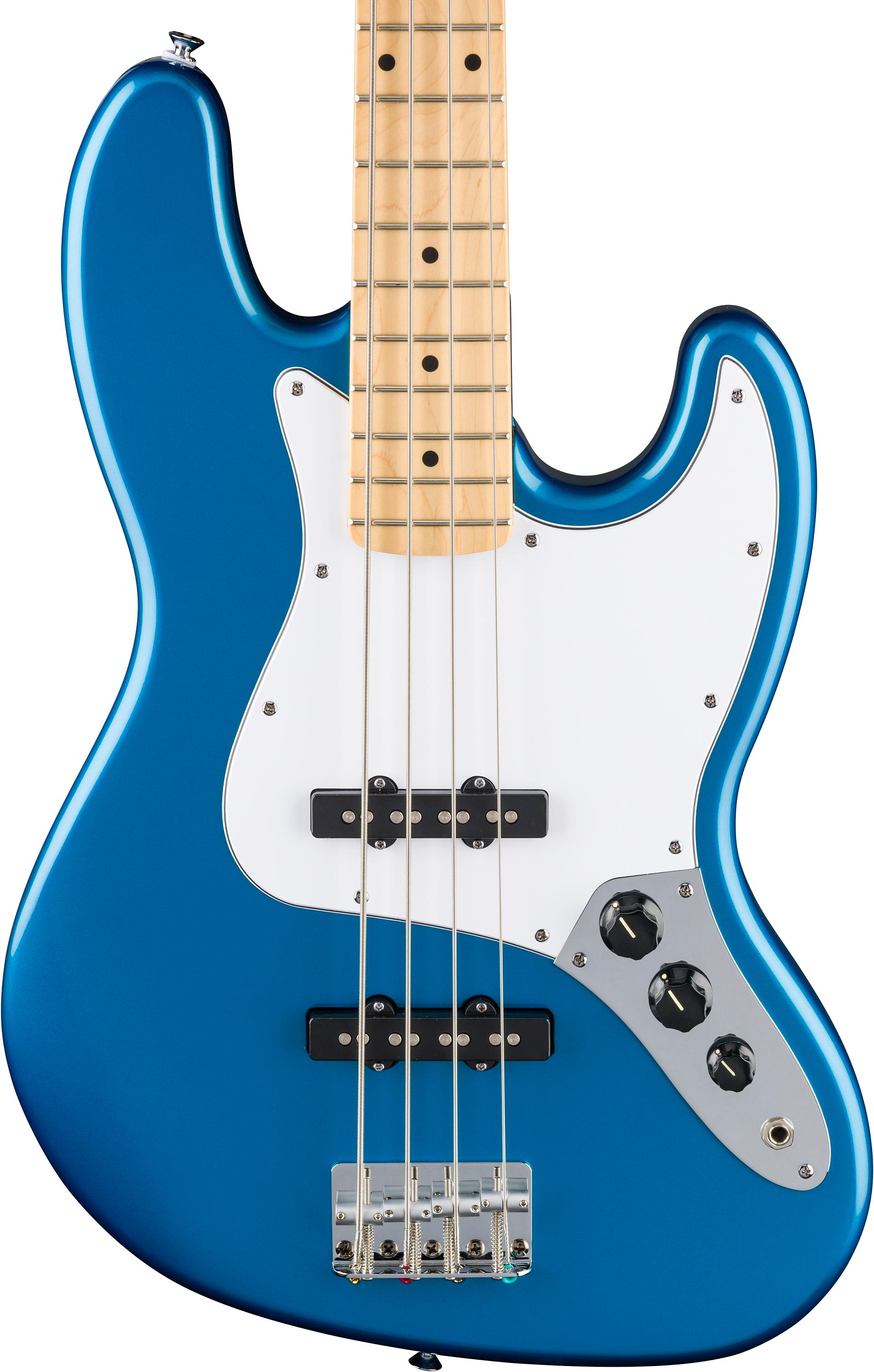Fender Standard Series Jazz Bass Guitar in Aqua Marine Metallic - 0266820560 (4).jpg