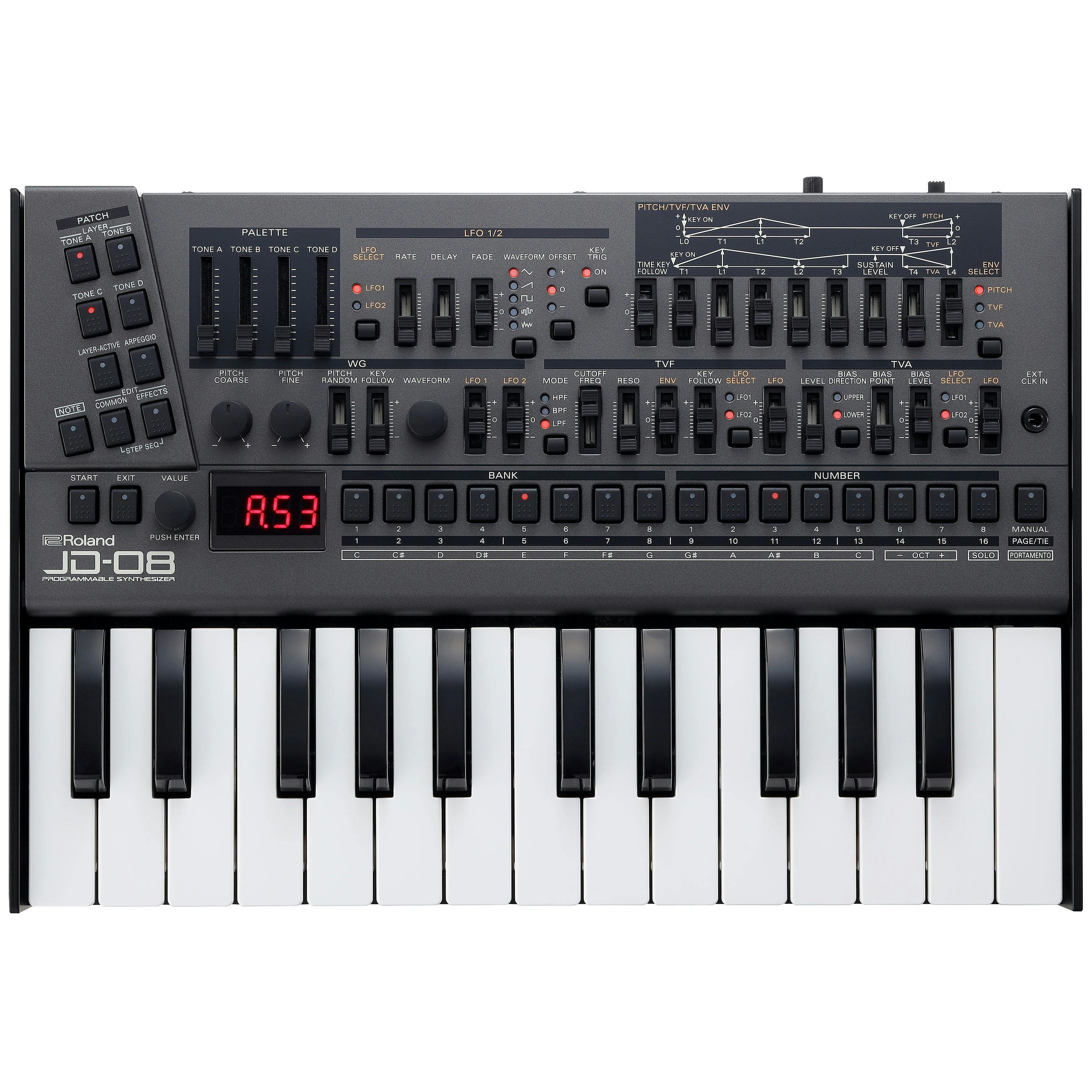Roland JD-08 Sound Module - 474667-JD-08 Front with K-25m.jpg