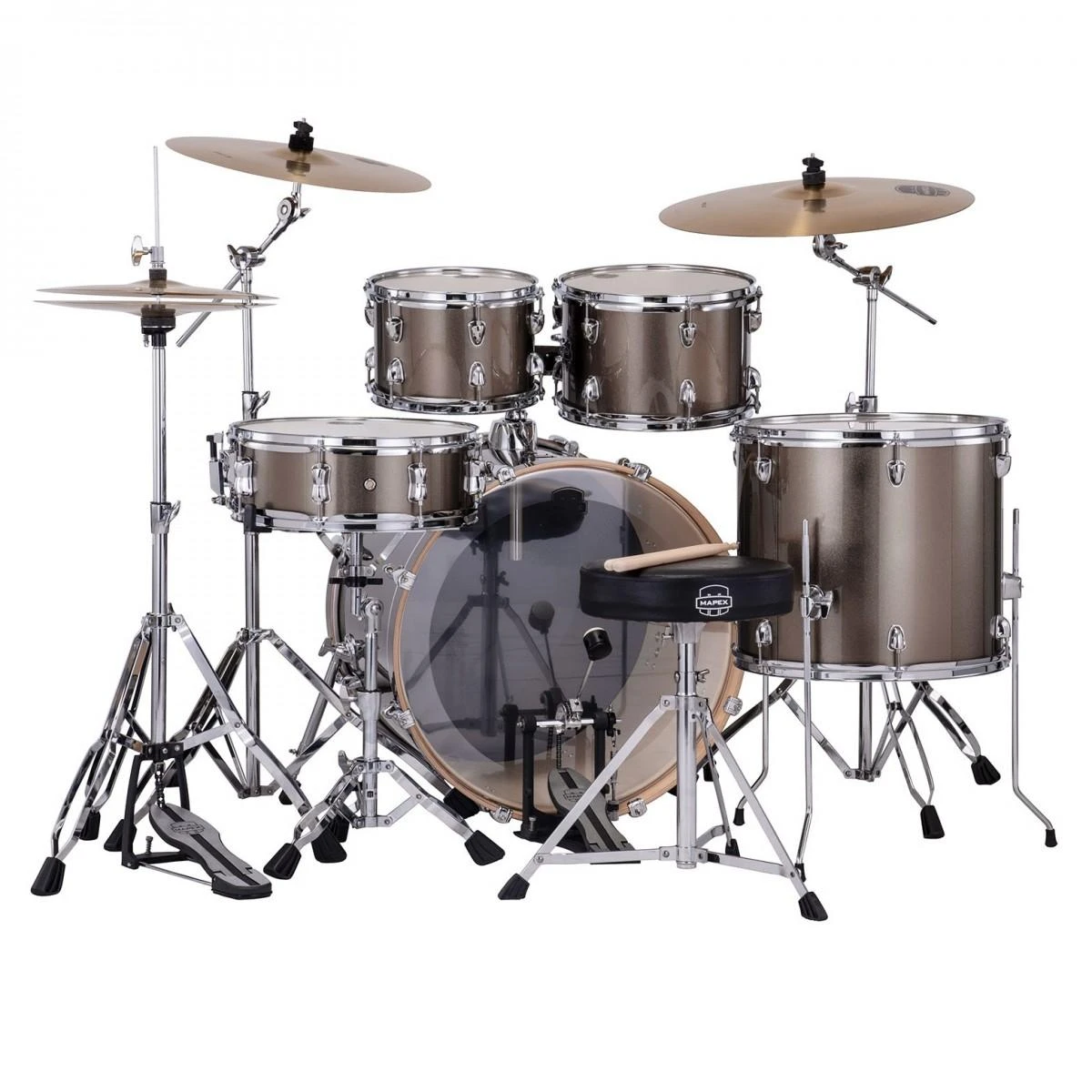 Mapex Venus 20" Acoustic Drum Kit in Copper Metallic  - VE5045FTC-VX 2.jpg
