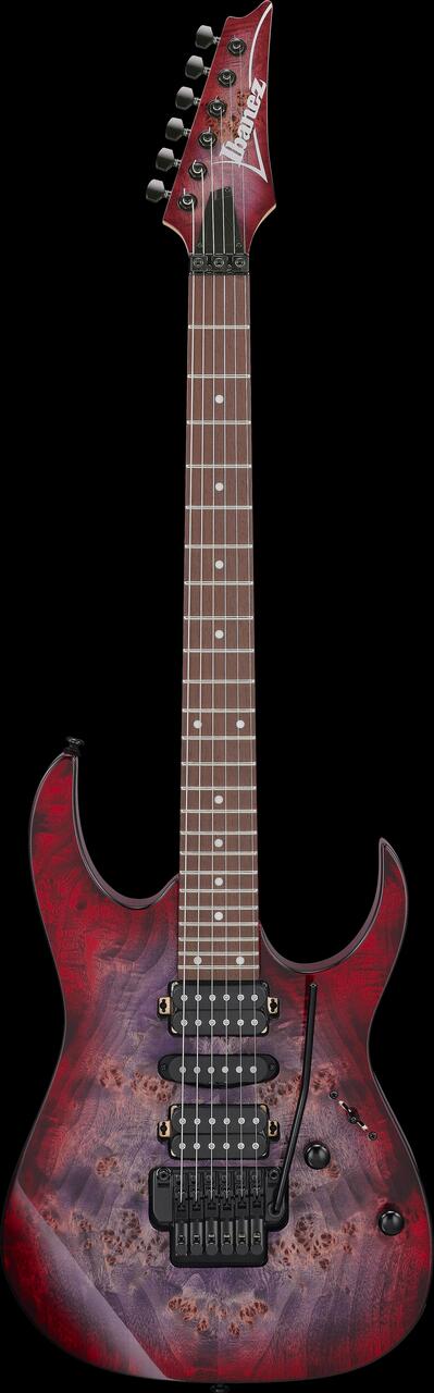 Ibanez RG Series with Poplar Burl Top in Red Eclipse Burst - RG470PB_REB_1P_02_B.jpg