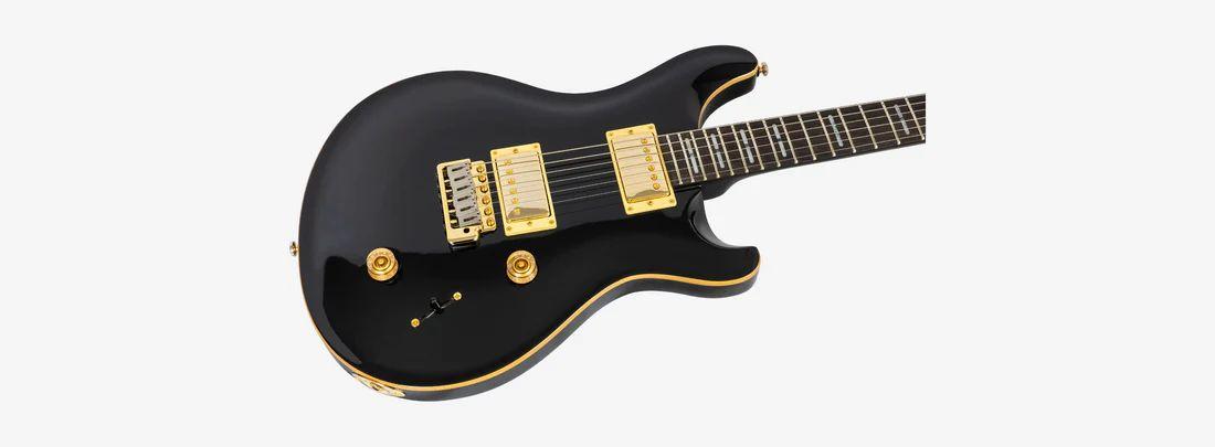 Sire Larry Carlton Q7 Gold Hardware Electric Guitar in Black - Q7_NEW_GEN_BK_6_compressed.jpg
