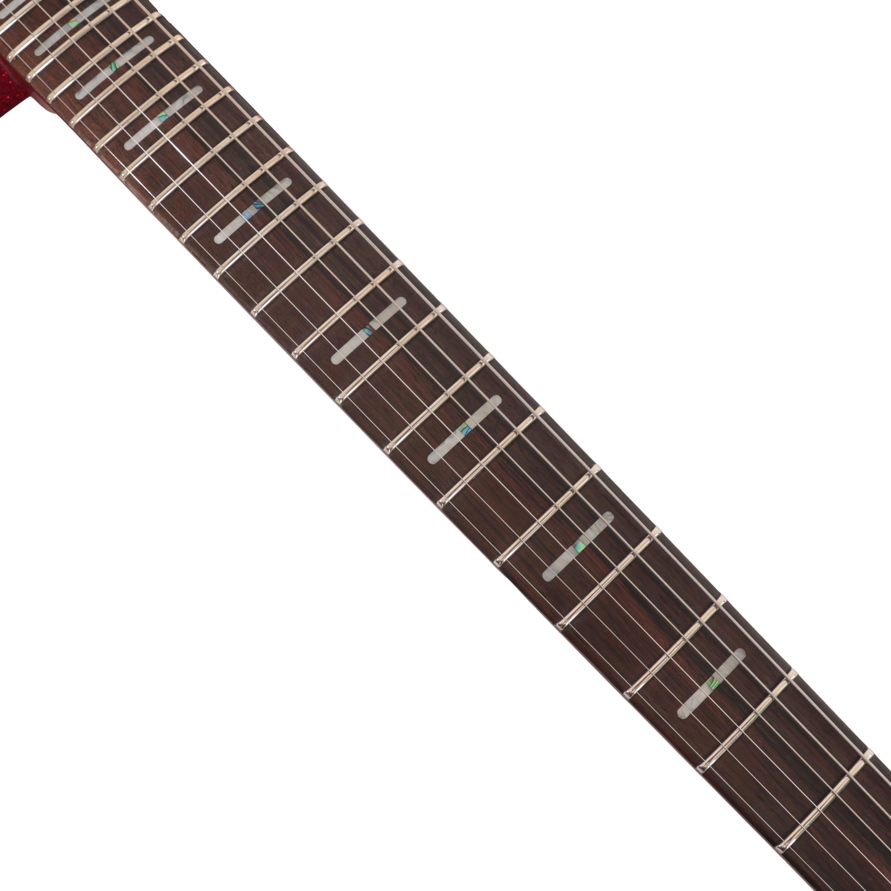 Sire Larry Carlton Q7 Gold Hardware Electric Guitar in Red Sparkle - Q7_RED_SPARKLE (10).jpg