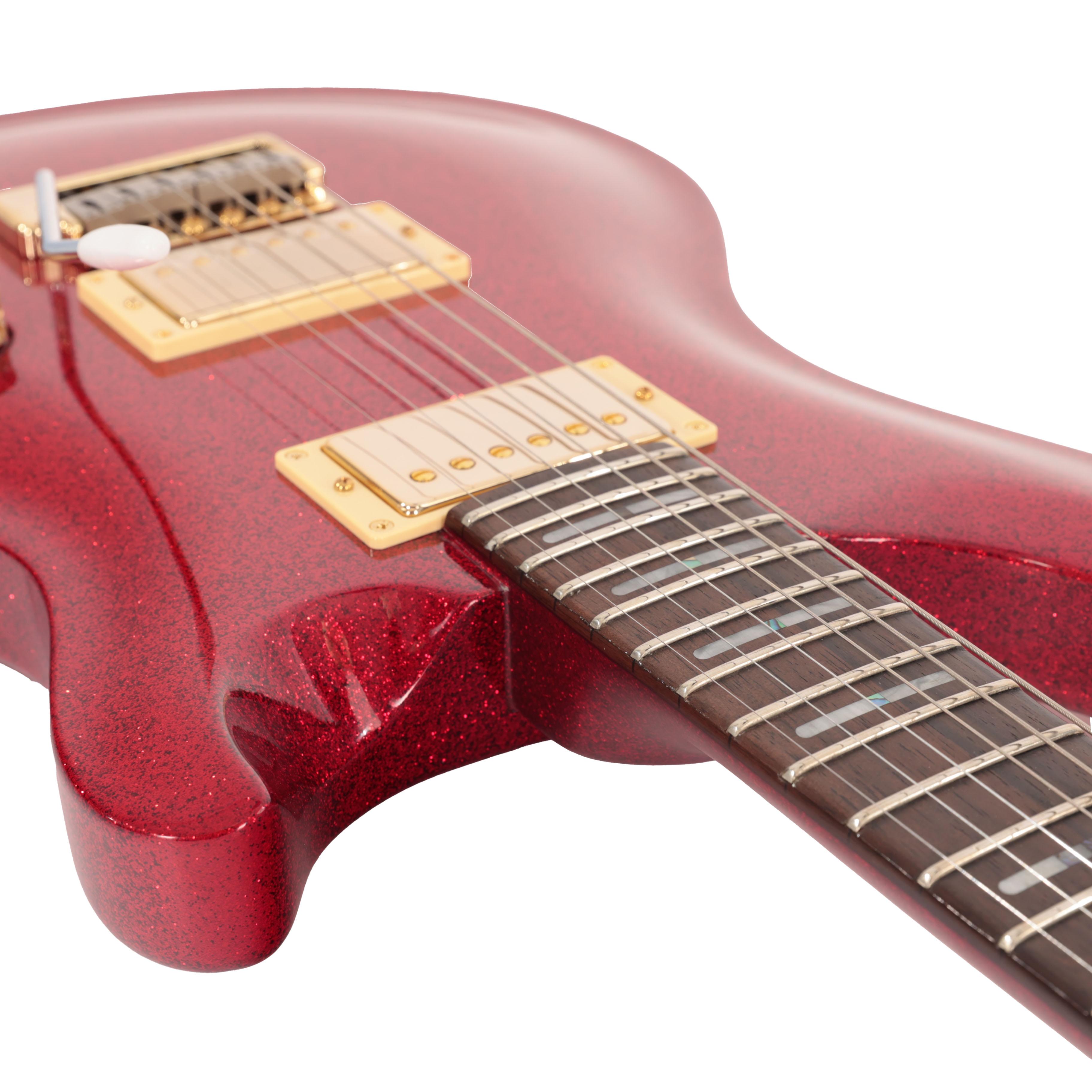 Sire Larry Carlton Q7 Gold Hardware Electric Guitar in Red Sparkle - Q7_RED_SPARKLE (9).jpg