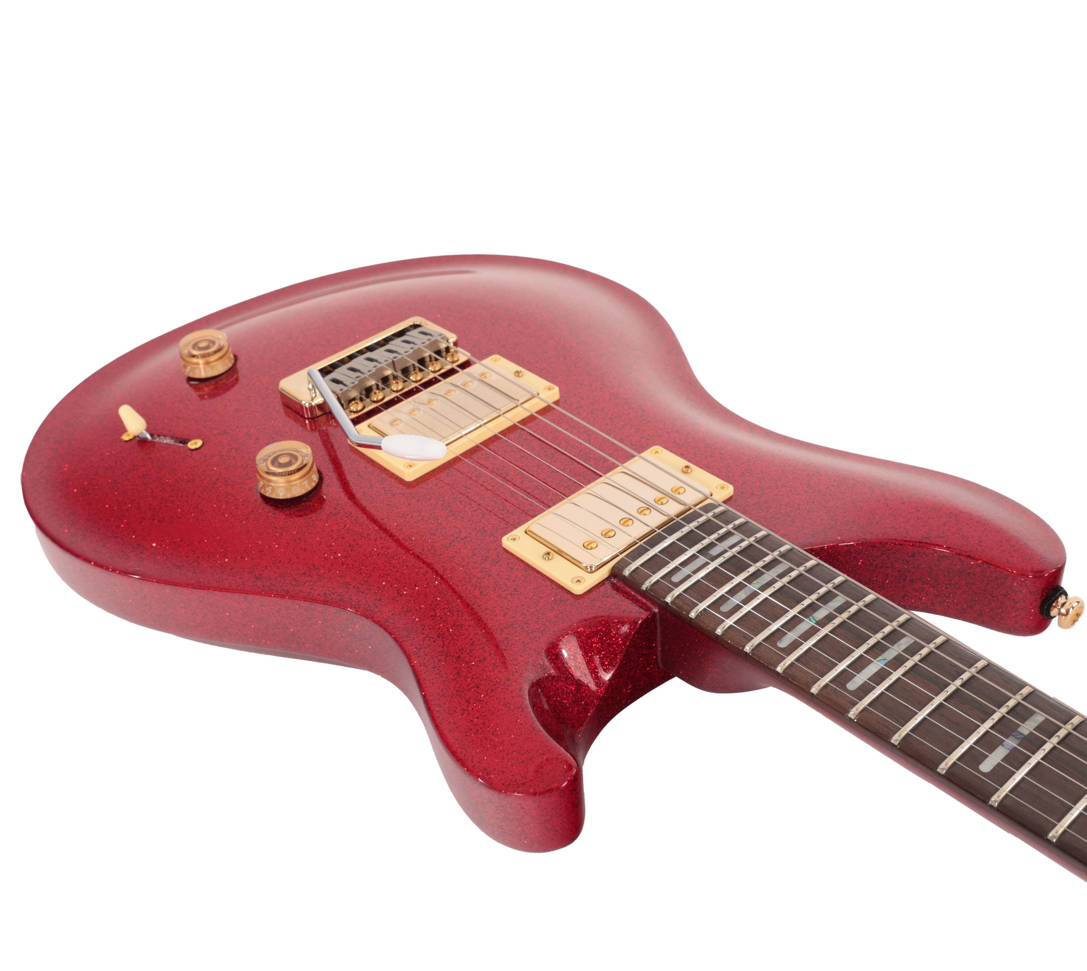 Sire Larry Carlton Q7 Gold Hardware Electric Guitar in Red Sparkle - Q7_RED_SPARKLE (8).jpg