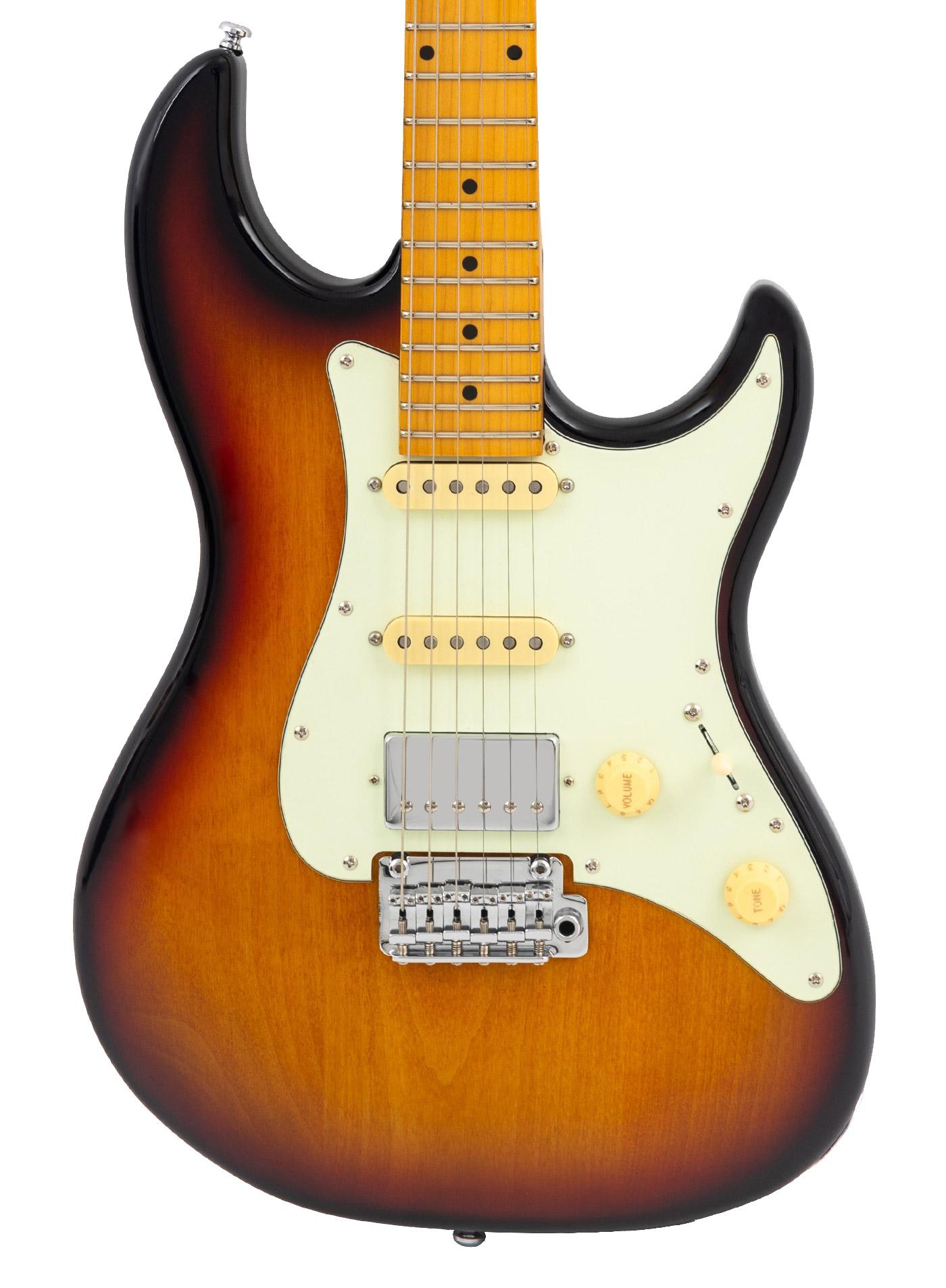 Sire Larry Carlton S5 HSS Electric Guitar in Three Tone Sunburst - S5HSS3TS 1.jpg