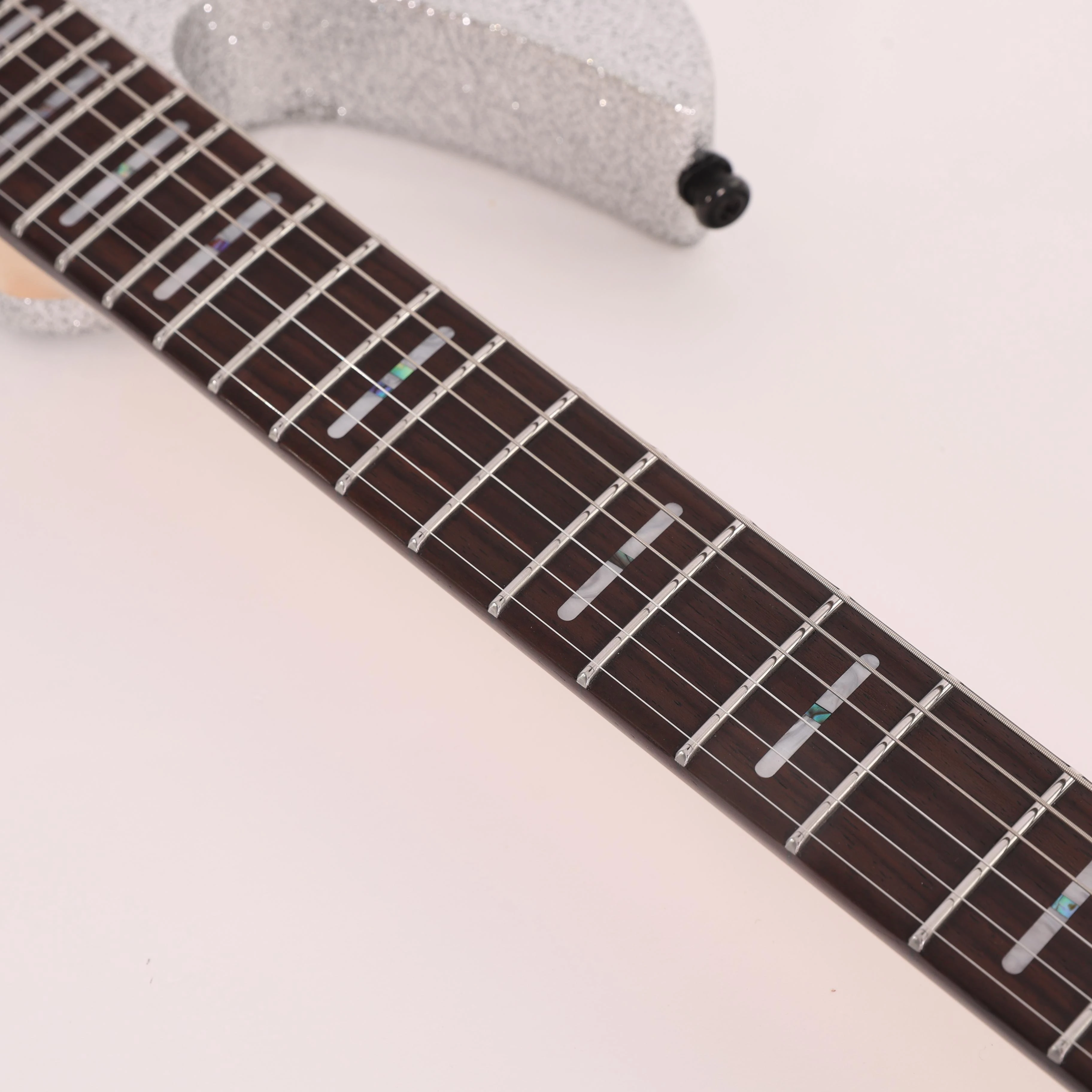 Sire Larry Carlton X6 Headless Electric Guitar in Silver Sparkle - X6 HEADLESS 6 SILVER SPARK (10).jpg