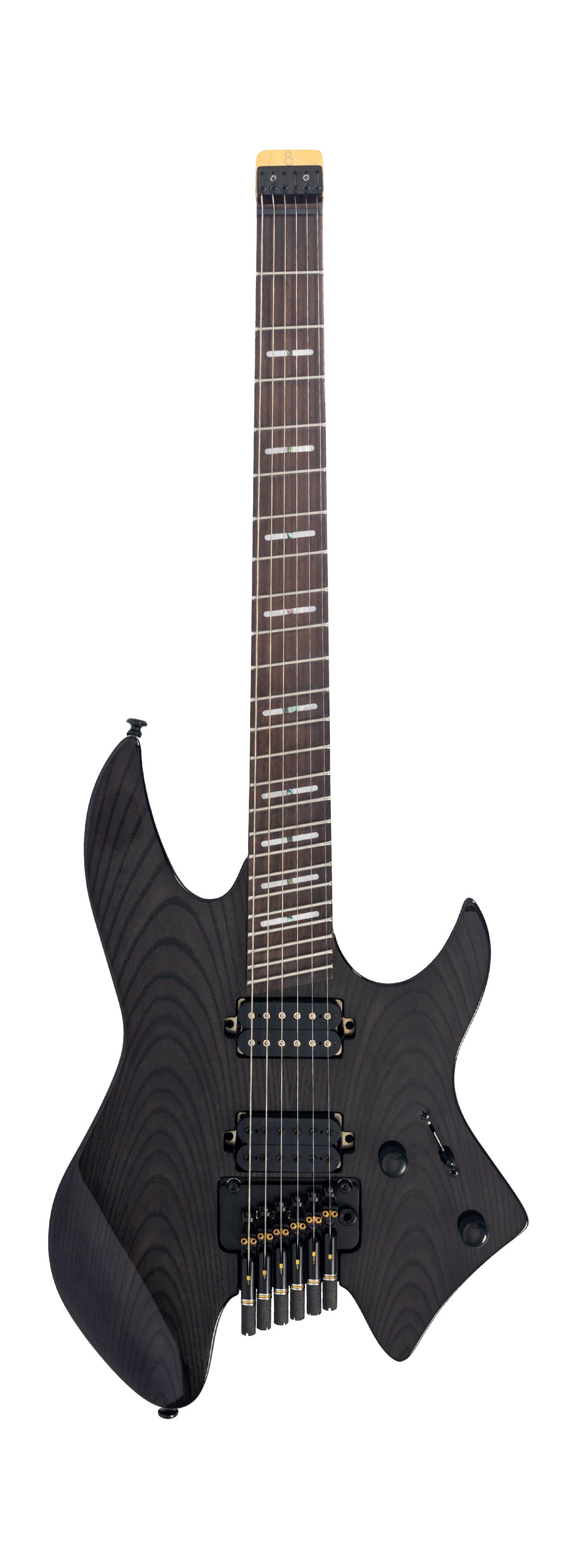 Sire Larry Carlton X6 Headless Electric Guitar in Transparent Black