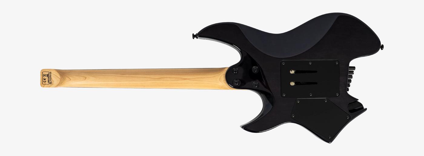 Sire Larry Carlton X6 Headless Electric Guitar in Transparent Black - X6_HEADLESS_TBK_2_compressed.jpg